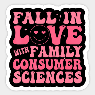 I Love Fcs Fall In Love With Family Consumer Sciences Sticker